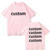 Fashion Brand Design Diy Custom Print T-shirts Men Women Hip Hop Rock Punk Vintage T Shirts Male Anime Casual Oversized Tshirt