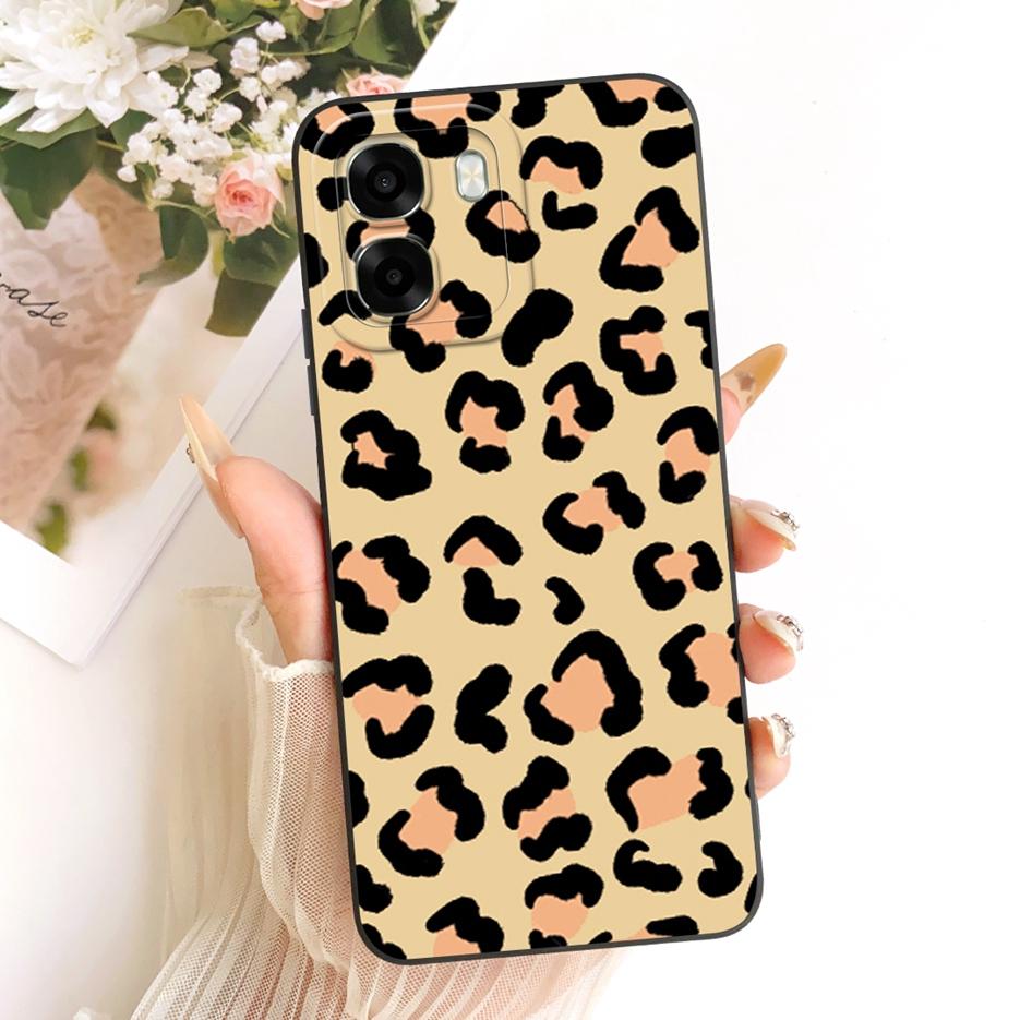 For Oppo A6 4G Case Oppo A6x 5G CPH2783 Pretty Girl Sunflowers Painted Cover Soft Silicone Case For Oppo A6x 4G OppoA6 5G Fundas