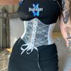 Flower Women Outfits Waist Bandage Harness Waistband Lace Corset Belt Waist Corset Cummerbunds