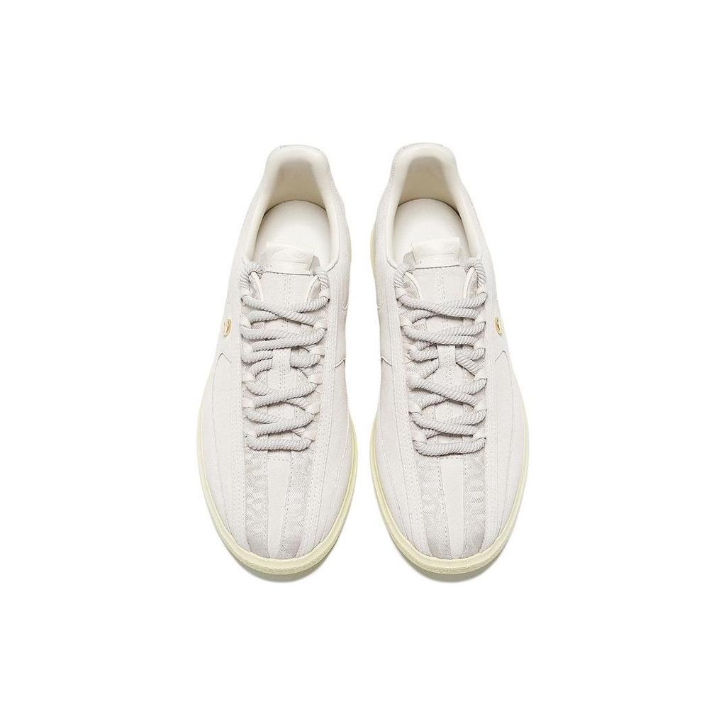 Li-Ning 1990 Cloud Dress Comfortable Versatile Non-Slip Wear-Resistant Low-Top Skate Shoes Women Sneaker Bone-White ALHT090-2