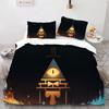 Gravity Falls Bettbezug Dipper Pines Kissenbezug Bettwäscheset Erwachsener Junge Mädchen Schlafzimmer Dekoration Kinder Einzel Doppelgröße