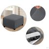 1pc Stretch Ottoman Covers Jacquard Slipcover Footstool Footrest Cover Removable Furniture