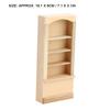 1:12 Puppenhaus Holz Bücherregal Modell für Puppen DIY Puppenhaus Möbel ZubehörBücherregal