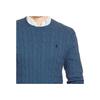 Polo Ralph Lauren Embroidered Pony Crew Neck Long Sleeve Knit Sweater Men Sweater Blue MNPOSWE16820617-400