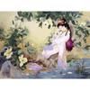 Girl Japanese Diamond Kimono Embroidery Geisha Beauty Portrait Cross Stitch Mosaic 5d Diy Diamond Painting Kit Embroidery Crafts