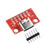1PCS USB Type C Connector Board 3.1 Serial Basic Breakout Female Connector Breakout Board Red Adapter Board With Row Needles