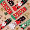 {YY28} Novelty Christmas Toe Socks Cartoon Funny Split Toe Socks Cotton Warm Sweat Absorbing Stockings Holiday Gift