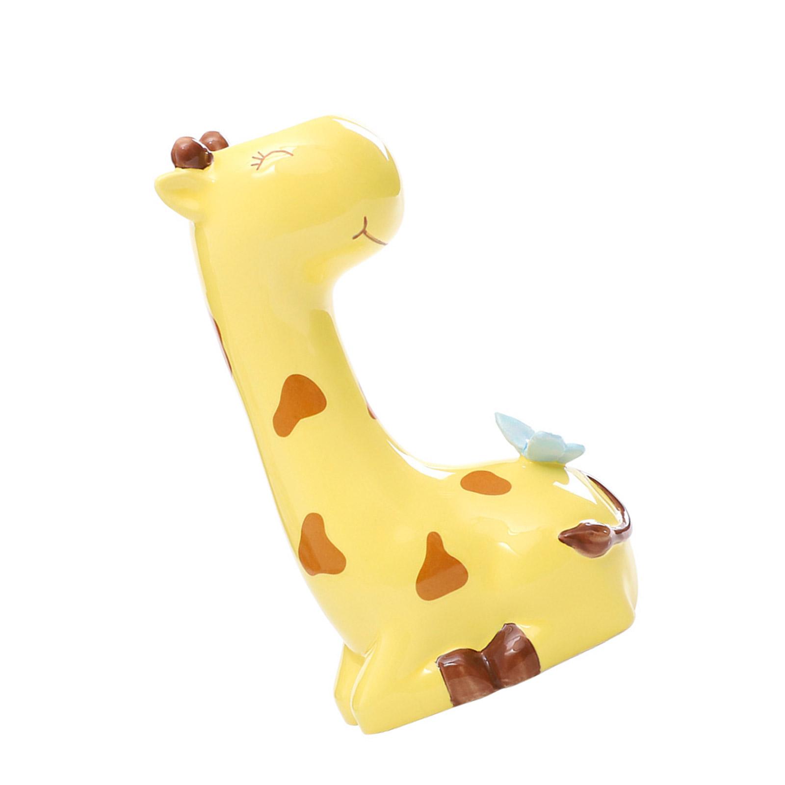 

Керамическая ваза в форме жирафа для домашнего декора гостиной, ваза для сухих цветов, украшение цветочной композиции, реквизит для съемки
