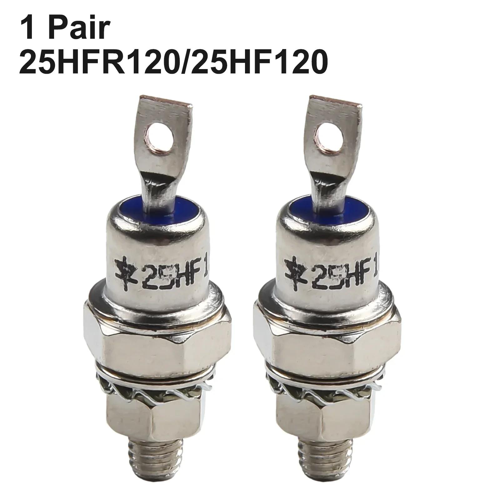 

1 Pair 25HFR120+25HF120 Rectifier Diode Forward/Reverse Polarity 25A 4mm Replacement For Battery Charging Converter Machine China Mainland