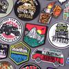 Wildnis Outdoor Stickerei Patches für Kleidung Aufbügel-Patches auf Kleidung Camping Abenteuer Patch für Kleidung Aufkleber Abzeichen