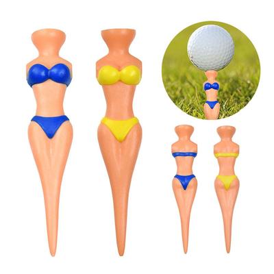 Damen Bikini Ballhalter Damenmodell Outdoor Golfschläger-Tees Golf Training Golf Zubehör Schläger Tee