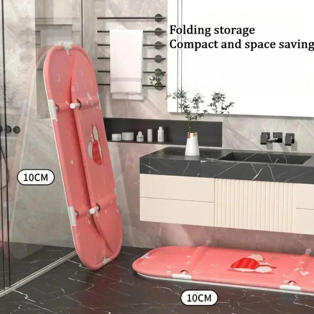 Skládací vana Domácí velkokapacitní vana Volná instalace Úspora místa Koupelna Izolace Silná a vyhřívaná vana