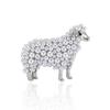Pearl Sheep Brooches for Women Unisex Lovely Animal Party Casual Pins Gifts