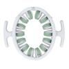 Manual Cellulite Massager Detachable Handle Adjustable Manual Ring Massager Roller for Home Yoga