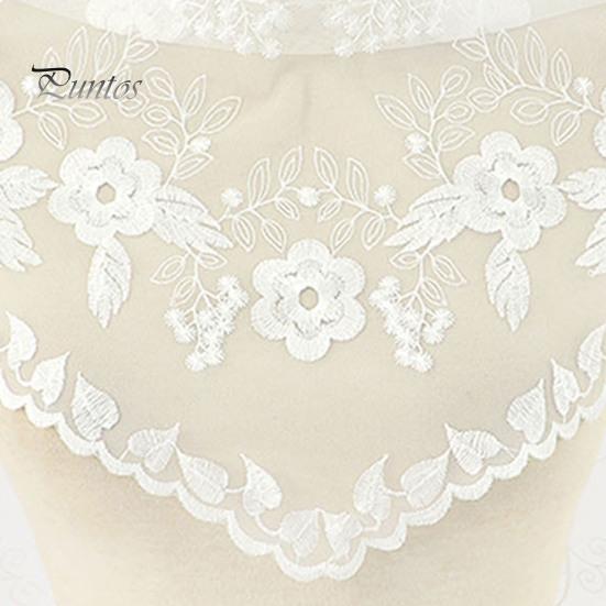 Triangle Scarf Lace Satin Shawl Scarf Hollow Embroidery Flower Pattern Beach Sun Protection Shawl Women Daily Wear