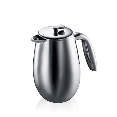 BODUM Kaffemaskine Kaffepresse BODUM COLUMBIA Stempelkande Kaffemaskine Dobbeltvægget 350ml Sølv Rustfrit Stål Filter Rustfrit Stål Dobbelt