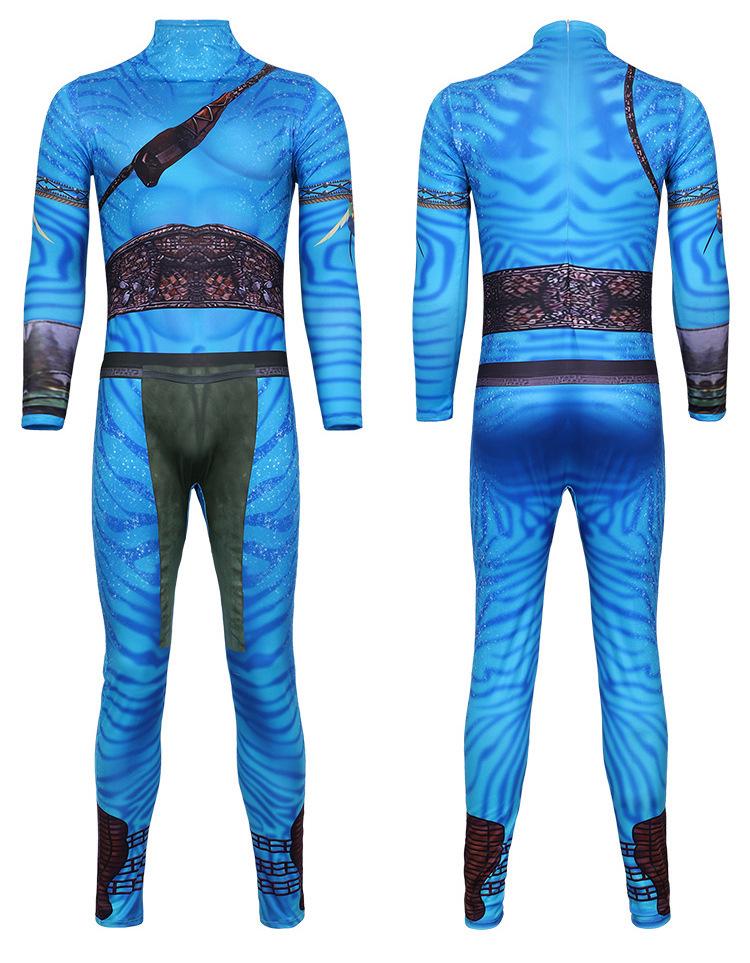 Avatar 3 Kids Cosplay Costume: Stage Performance Jumpsuit for Role-Playing