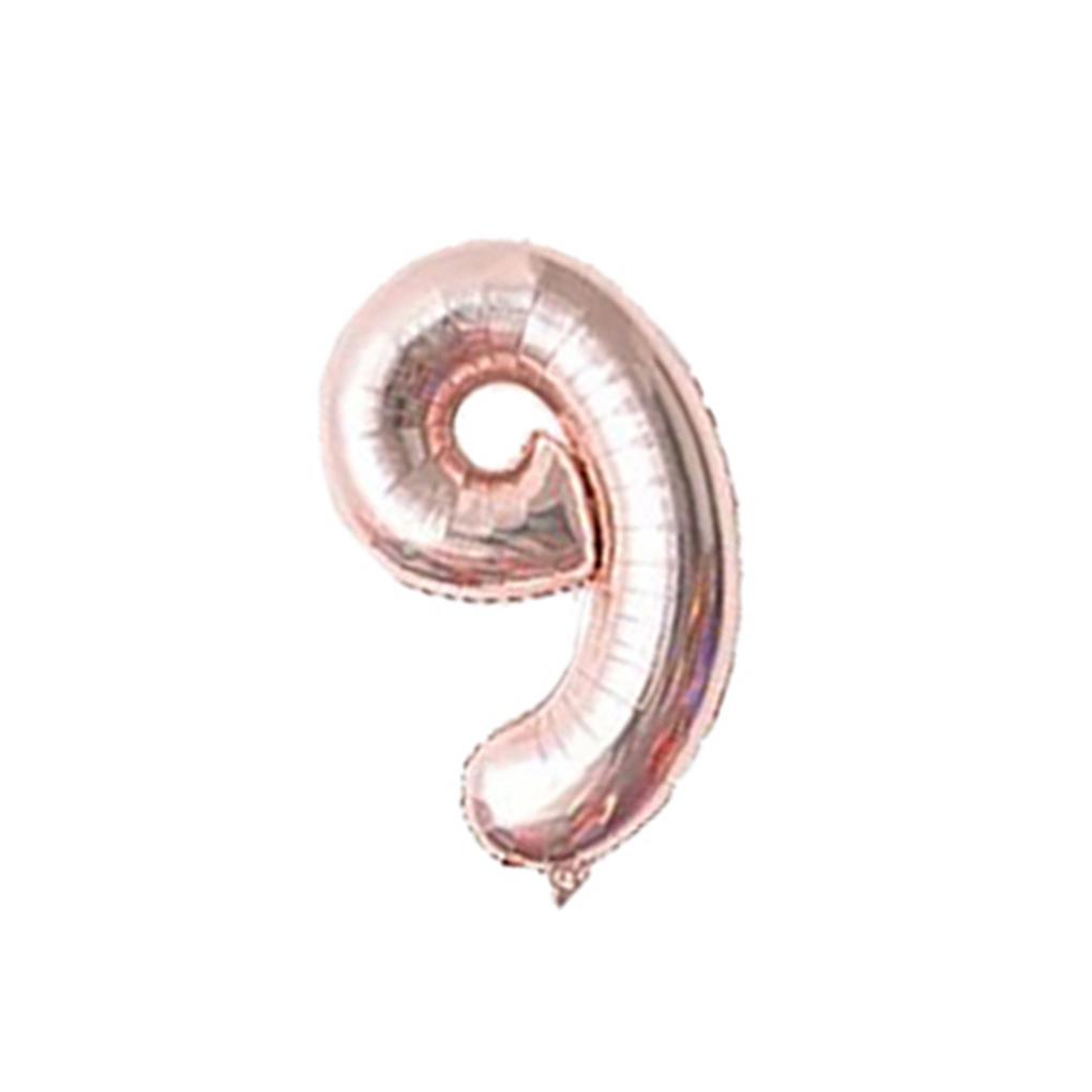 Party Balloon Aluminum Foil Number Balloon Wedding Birthday Party 16-inch Decoration