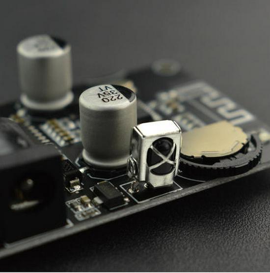 Bluetooth 5.0 Stereo Amplifier Board with Infrared Remote, Compatible with High-Power Speakers