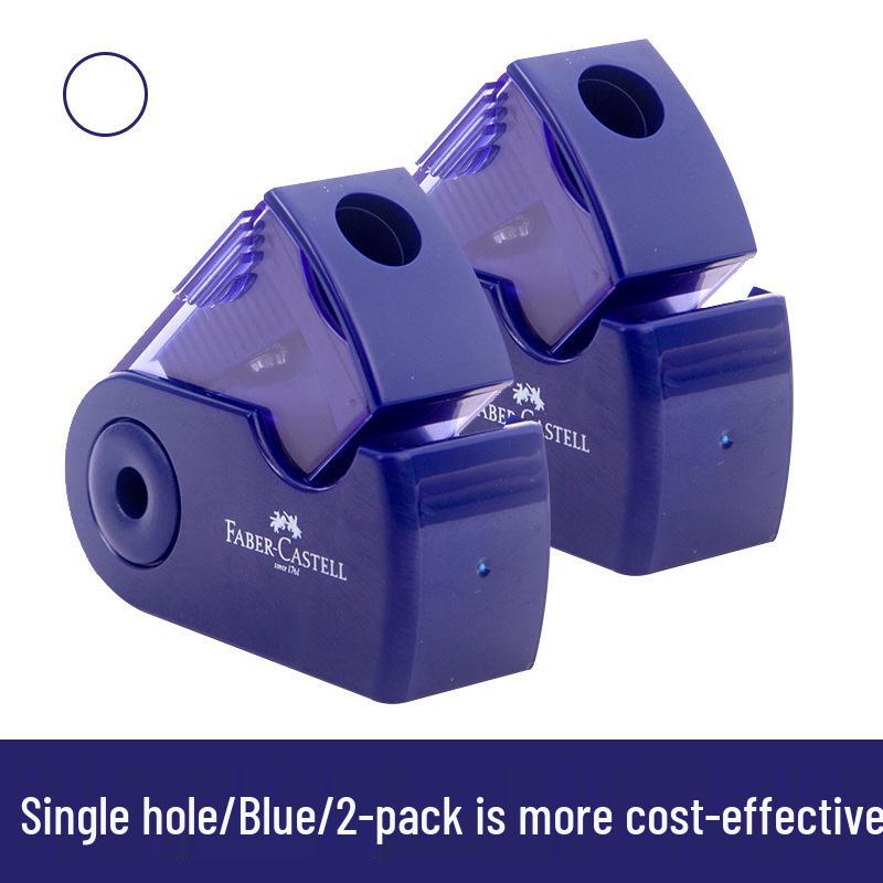 Faber-Castell Portabel Manuell Blyertspennvässare för Konststudenter - Idealisk för Skissning, Färgpennor och Kol.