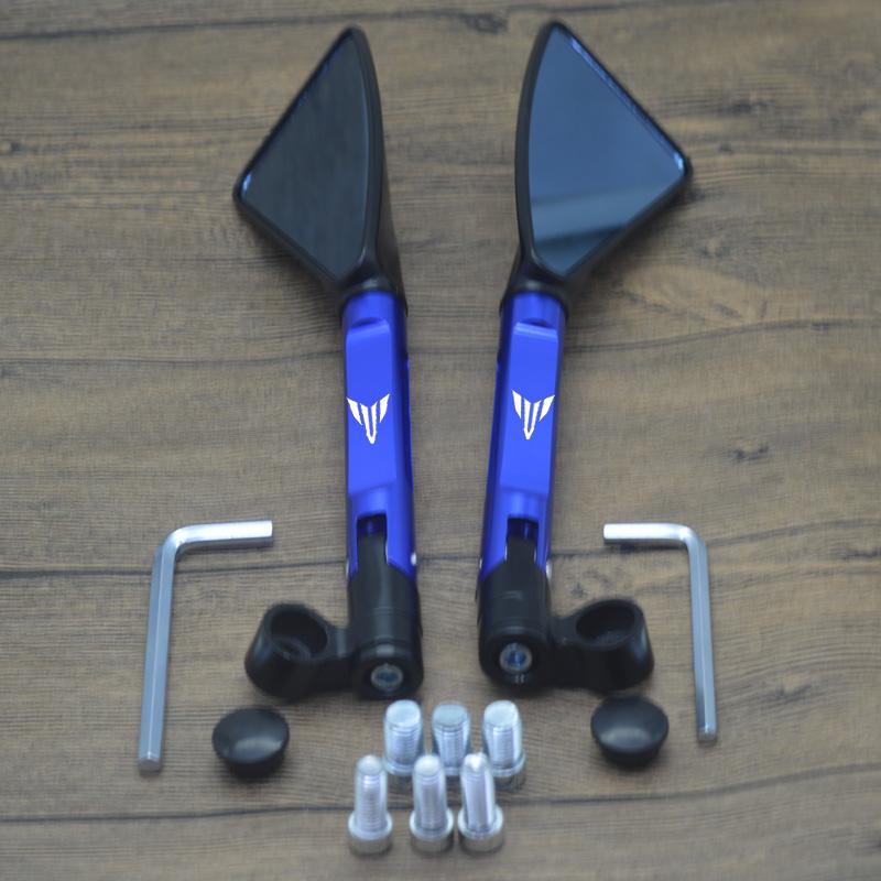 For Yamaha MT01mt15 MT25 MT03 MT07 MT09 MT10 FZ10 FJ07 FJ07 FZ09 Aluminum CNC Motorcycle Side Mirror Rearview Mirrors