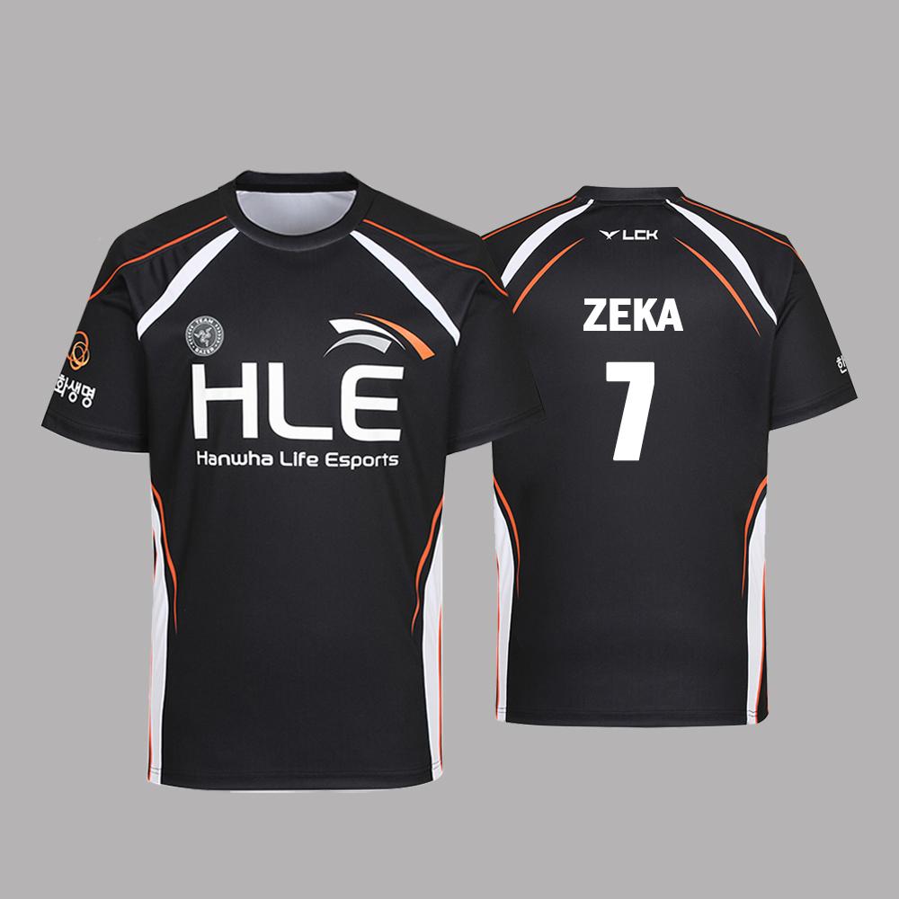 Nová HLE Esports Clubová Uniforma Zeus Viper Dres Liga 2025 Hra Of Legends Sportovní Tréninková Souprava Trička Streetwear Volné Topy