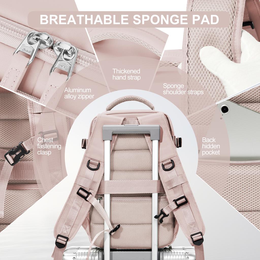 Cabin Airplane Travel Backpack Ryanair 40x20x25 Carry On Flight Approved, Laptop Backpack For Women Men, Female Backpack Gift