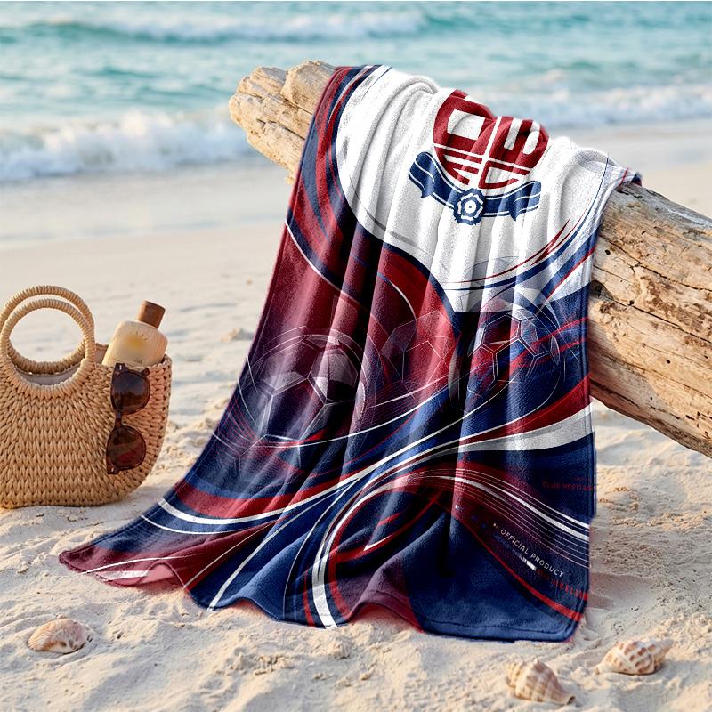 Asciugamano da Spiaggia in Microfibra Bolton Wanderers FC Asciugatura Rapida Assorbente Grande Asciugamano per Spiaggia Nuoto Viaggio
