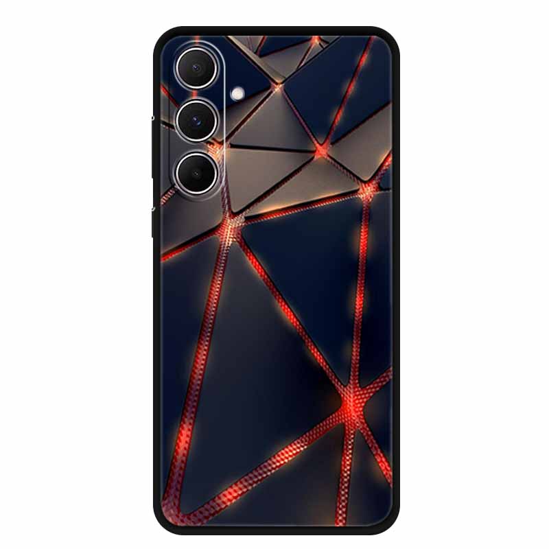 For Samsung Galaxy A55 5G Case Animals Soft Silicone TPU Phone Cases Back Cover For SamsungA55 Wolf Protector Cute Girl Shell