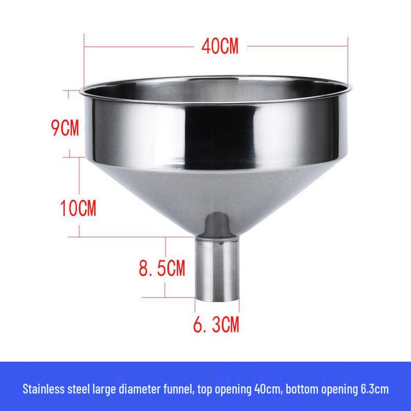 Heavy-Duty Stainless Steel Large Funnel for Industrial Fuel and Oil Press Machines