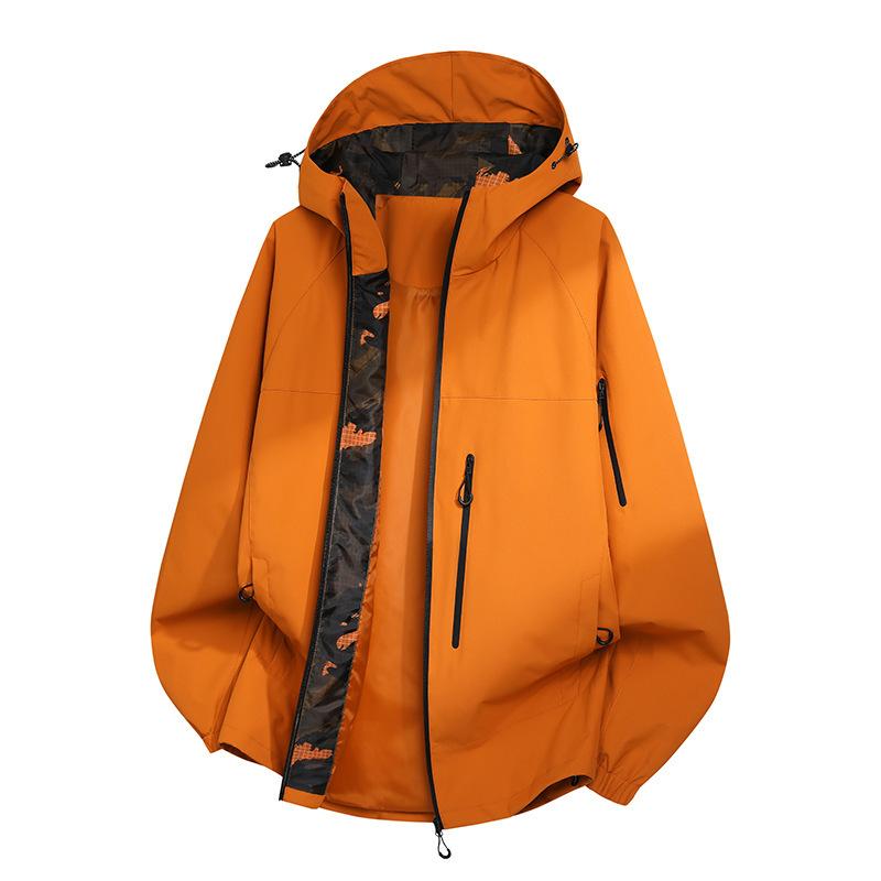 New Autumn Outdoor Mountain Functional Jacket Jacket Men's Handsome Loose Hooded Jacket