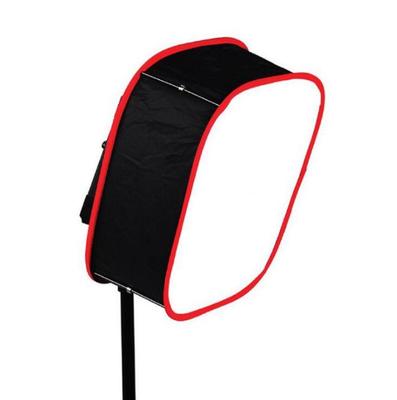 LED Softbox met Rode/Zwarte Honingraatrand voor Portretfotografie
