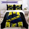 3pcs Duvet Cover Set (1*Duvet Cover + 2*Pillowcase, Without Core), AIK Fotboll Print Soft All‑Season Bedding Set, Home Bedroom Decor Gift