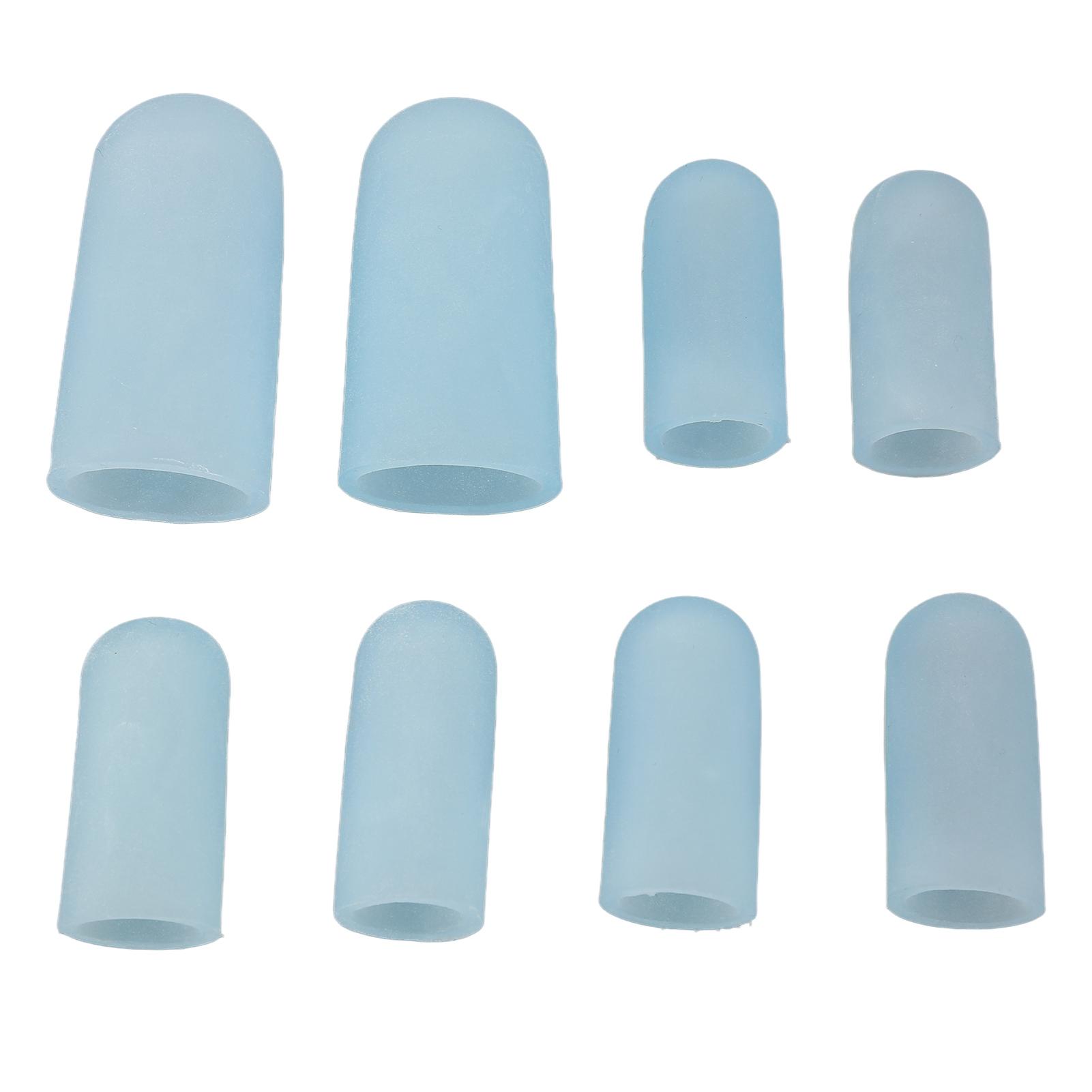 

4 Pairs Toe Protectors Blisters Toe Covers Sleeves for Corns Blisters Big Toe Friction Pain Relief