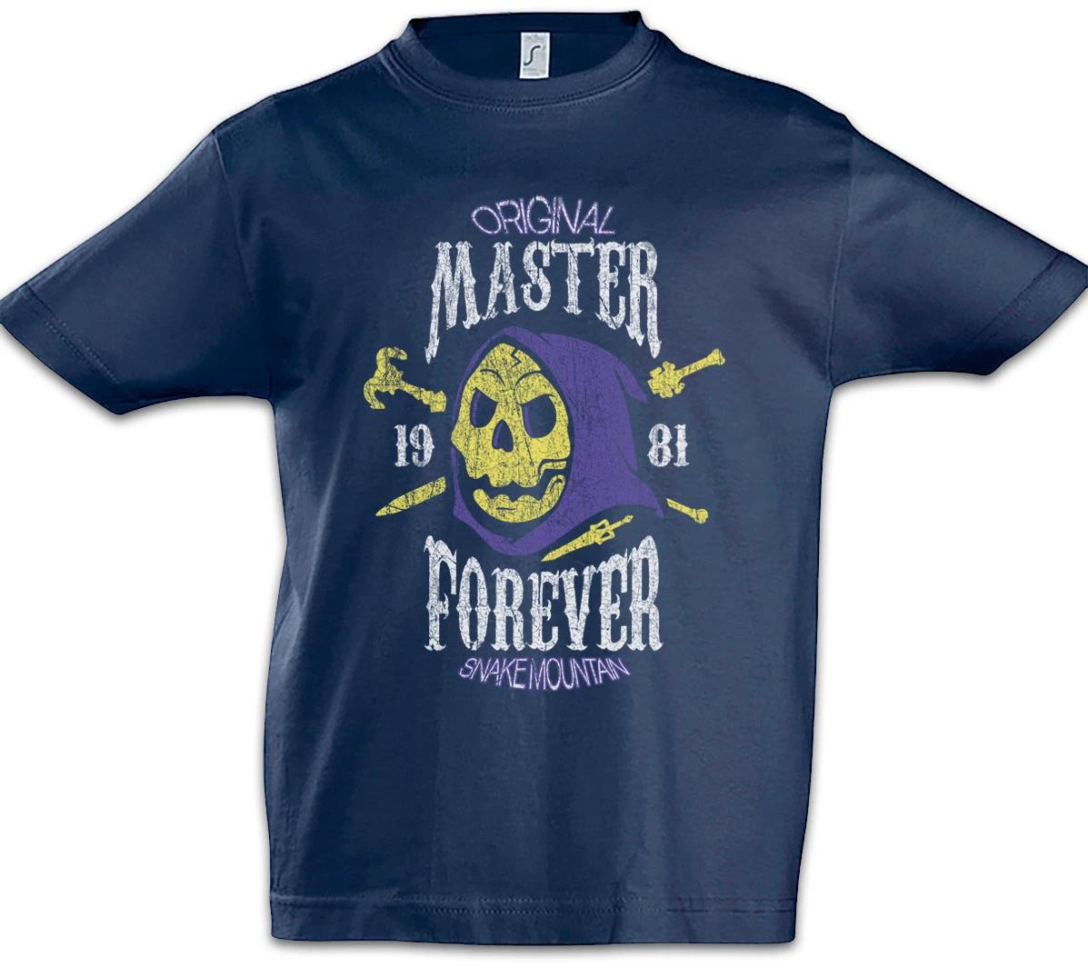 Evil Master Forever Kids Boys kids boys T-Shirt Gaming Fun Games Gamer Skull Retro 100