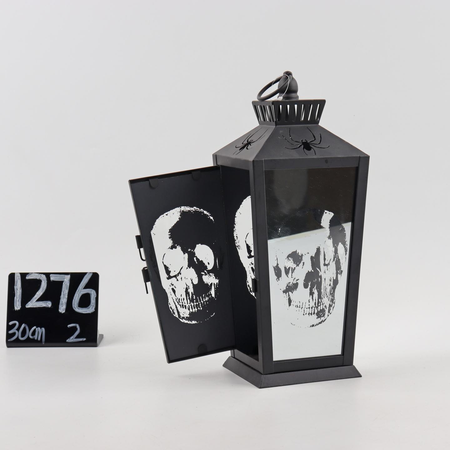 

Creative Iron Christmas Candle Holder - Glass Ornament for Window Displays and Holiday Gifts