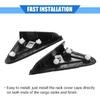 1 Pair Side Rear View Mirror Corner Triangle Trim Compatible for Chevrolet Cruze 2011-2016, Durable Plastic Black Left Right Side Mirror Panel Cover