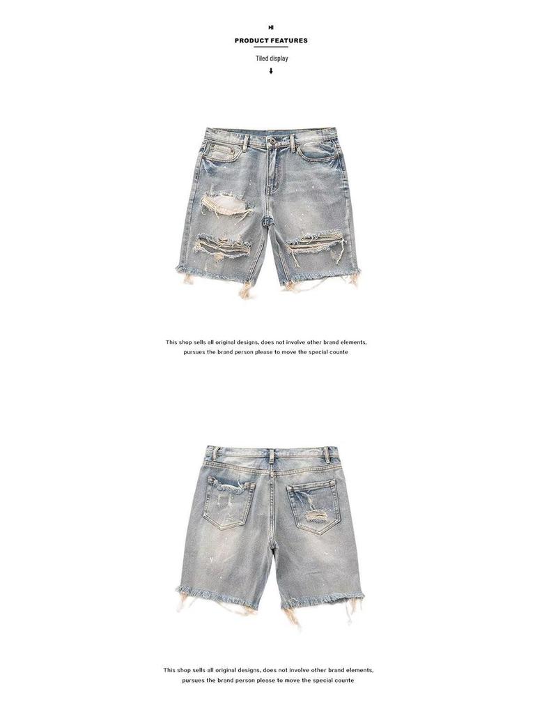 Trendige Sommer Five-Pocket Jeans für Herren im Slim Fit