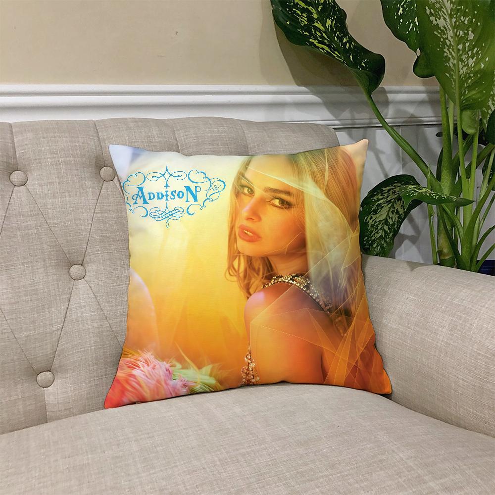 Singer A-Addison R-Rae cushion cover Square Sofa Cushion Cover Casual Skin-Friendly Comfortable Pillow Cover