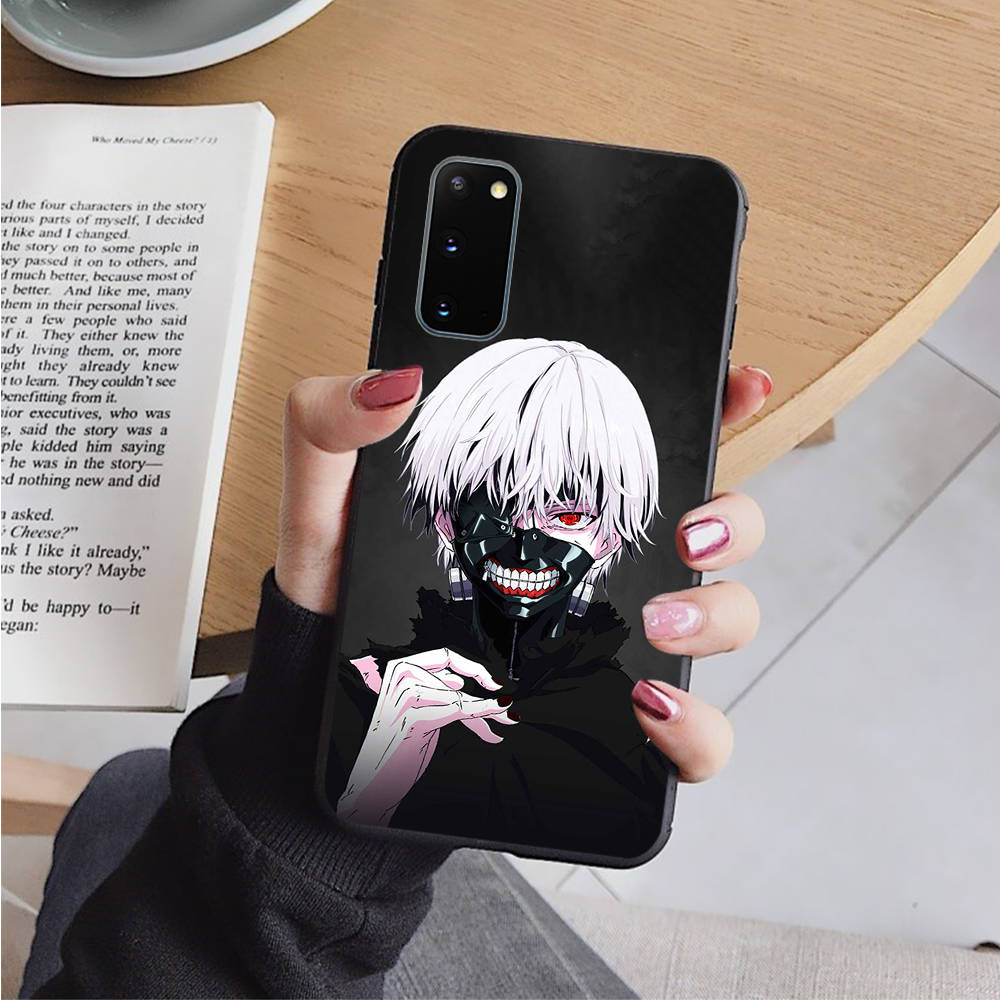 AD98 Tokyo Ghoul Black Case for Samsung Note 20 Lite S24 Ultra S23 S22 A05 A06 A11 A71 A15 A16 A13 A24 A25 A33 A52 A53 M55 M35 Sofe Cover