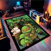 Turtles Team Adventure Area Rug Suitable for Indoor And Outdoor,Carpets for Kitchens, Homes, Offices, Living Rooms,Home Decor,Christmas Gift