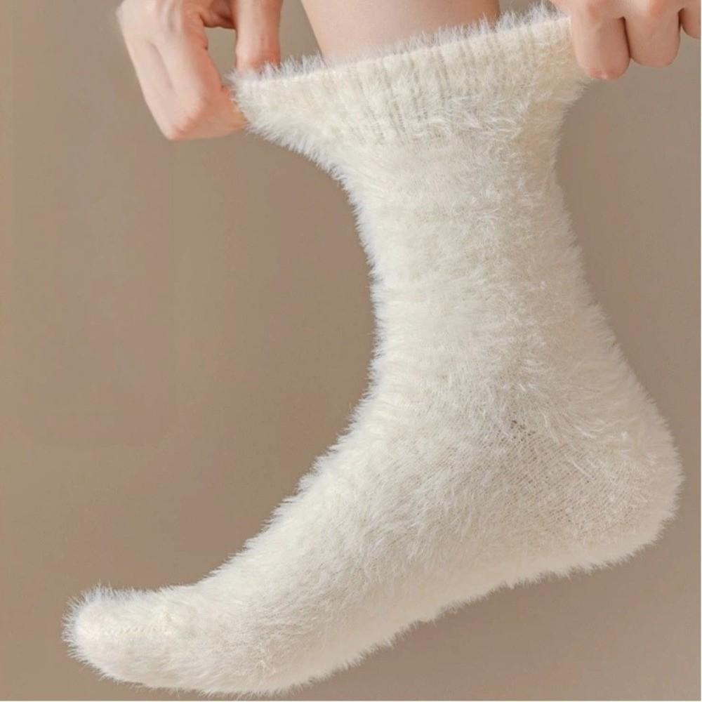 Thickened Fur Socks Keep Warm Short Tube Stockings Soft Winter Socks Winter