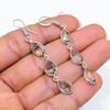 White Topaz Gemstone Handmade 925 Sterling Silver Jewelry Earring 2.36" GK-5273
