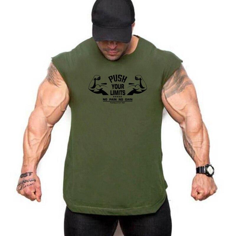 

Do The Work Летняя мужская бодибилдинг Фитнес Slim Fit Хлопок Модная повседневная спортивная майка с принтом для тренировок в тренажерном зале