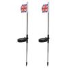 2PCS Solar UK Flag Light LED Solar Garden Lawn Lamp for Outdoor Landscape Decoration White Light