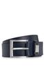 [BOSS] Logo Metal Detail Italian Leather Belt for Men 115 Dark Blue