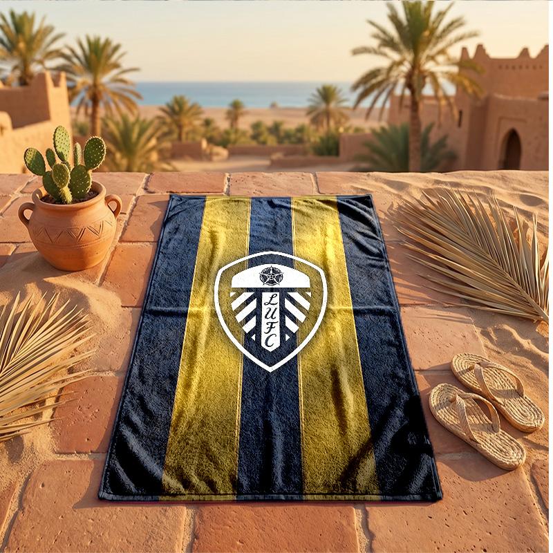 Leeds United Thema Strandtuch Weich Schnell?Trockenes Handtuch für den Sommerstrandurlaub beim Schwimmen