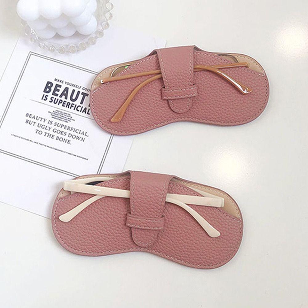 Anti Pressure PU Leather Protective Cover Spectacle Case Glasses Case Sunglasses Storage Bag