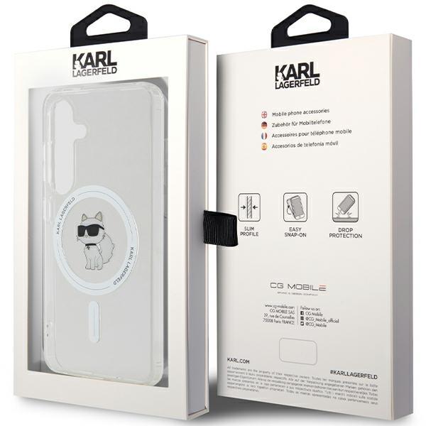 Karl Lagerfeld Klhms24Shfccnot S24 S921 Przeźroczysty/Transparent Hardcase Iml Choupette Magsafe