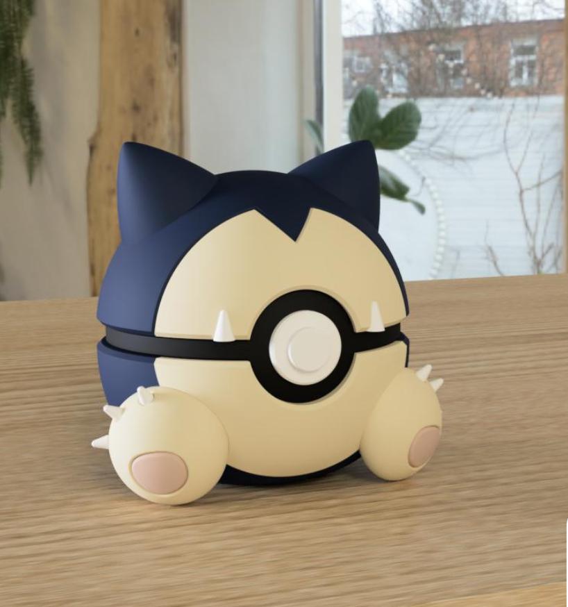 Poké Ball Pokemon Form Sphere Figures Model Statue Desktop Ornament 3d Printed Model Trendy Toy Surprise Gift Collectible